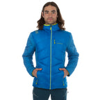 Bivouac Down Jacket Men's Electric Blue/Lime Punch Alt View #5