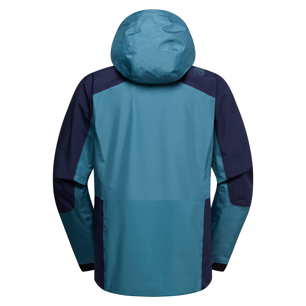 Crossridge EVO Shell Jacket Men's Hurricane/Deep Sea Alt View #4
