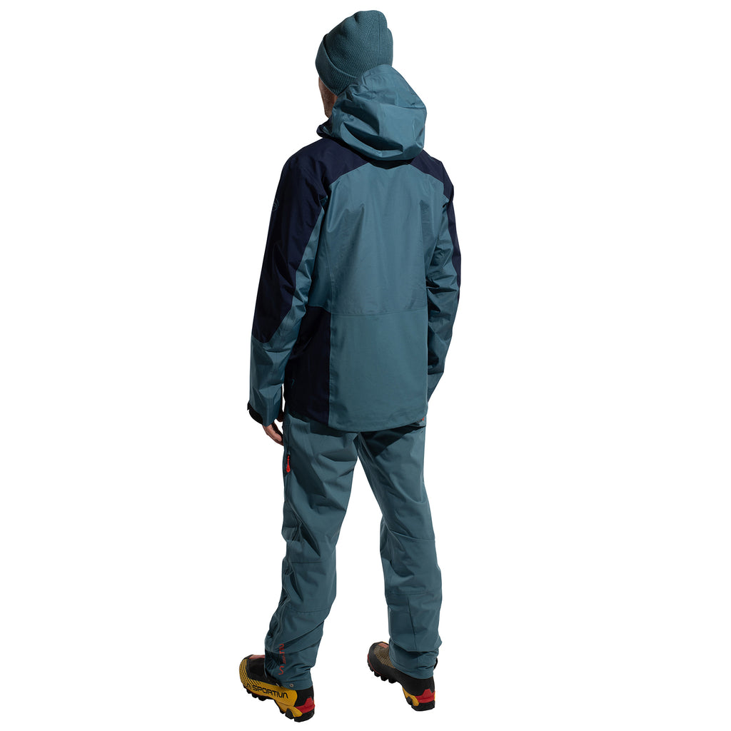 Crossridge EVO Shell Jacket Men's Hurricane/Deep Sea Alt View #5

