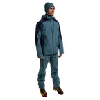 Crossridge EVO Shell Jacket Men's Hurricane/Deep Sea Alt View #6