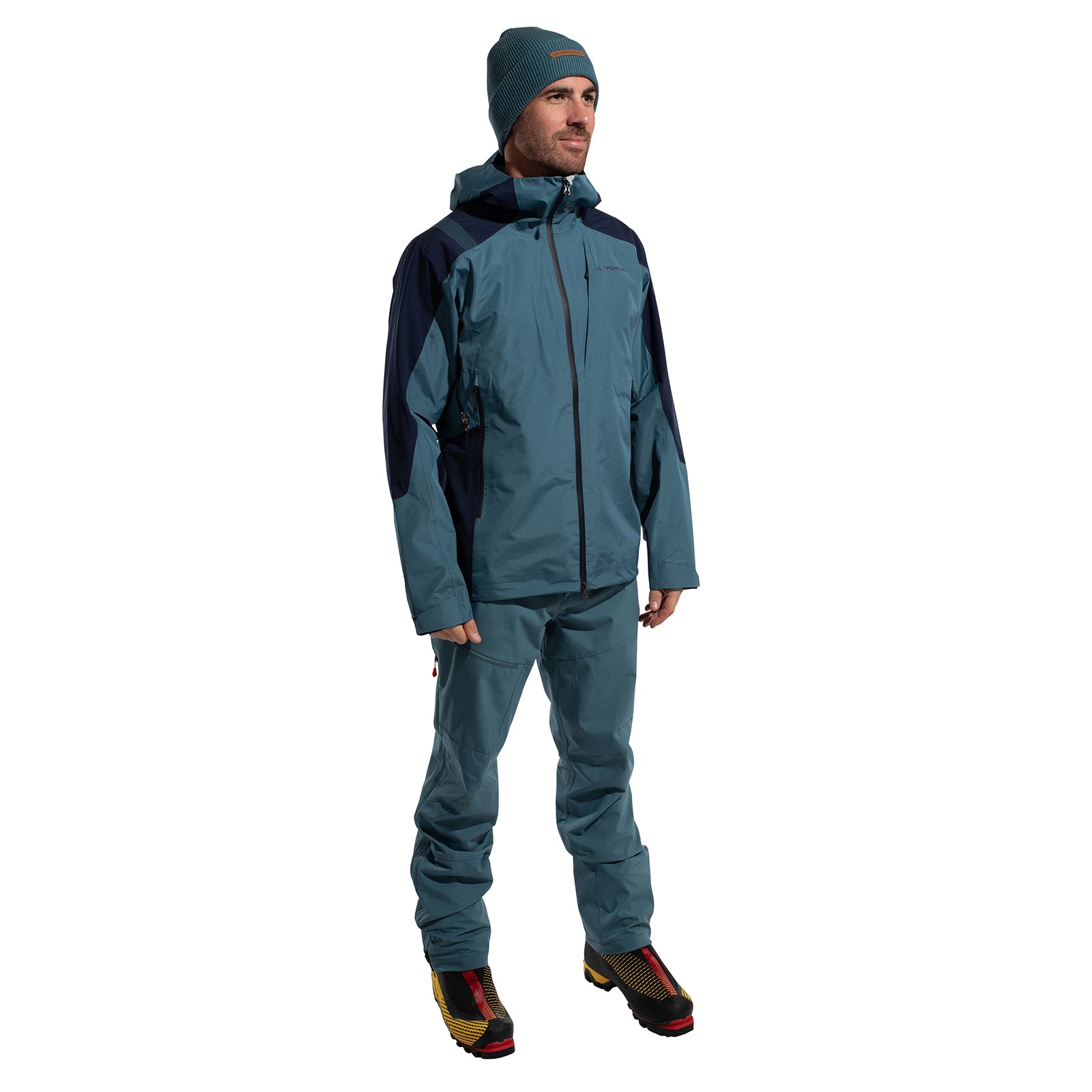Crossridge EVO Shell Jacket Men's Hurricane/Deep Sea Alt View #6
