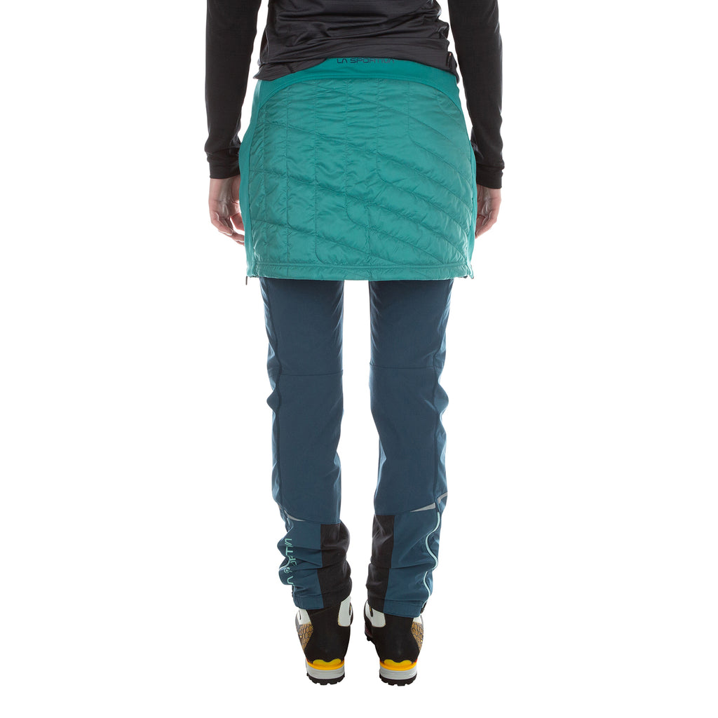Warm Up Primaloft Skirt Women's Lagoon/Storm Blue Alt View #3
