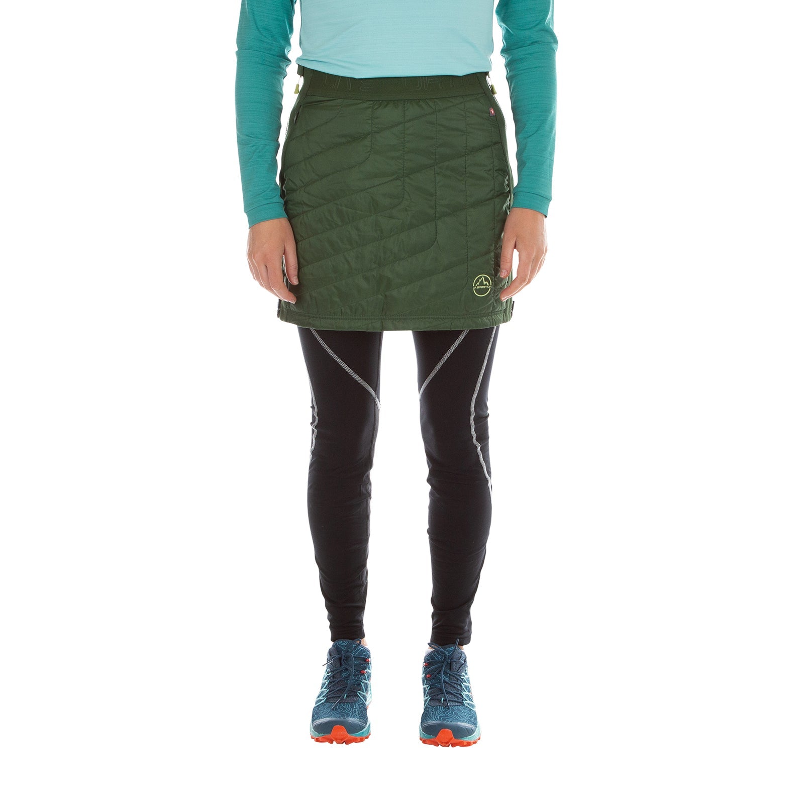 Warm Up Primaloft Skirt Women's Forest/Green Banana