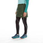Warm Up Primaloft Skirt Women's Forest/Green Banana Alt View #2