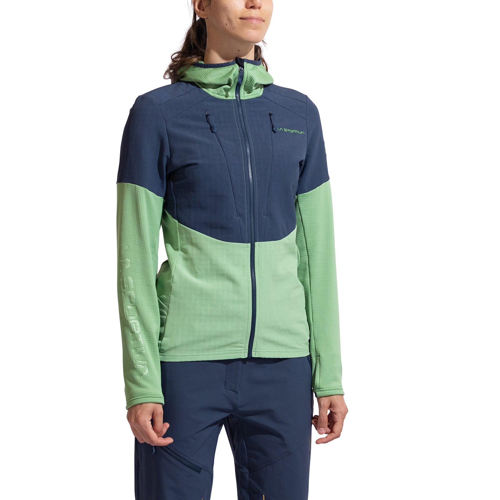 Session Tech Hoody Women's Night Sky/Aspen Green