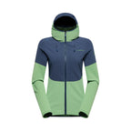 Sweat à capuche technique Session pour femmes Night Sky/Aspen Green Alt View #3