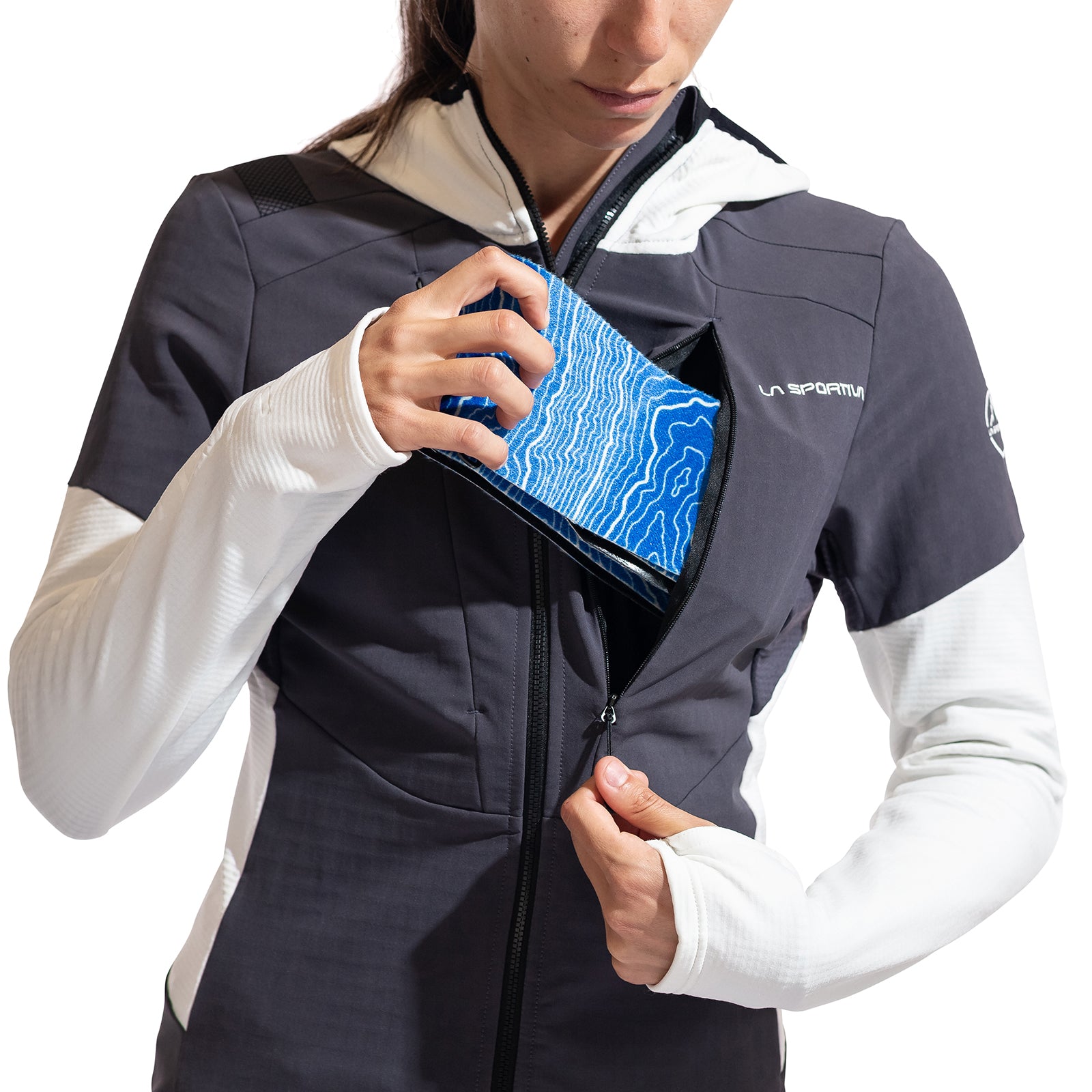Session Tech Hoody Women's Onyx/Chalk Alt View #5
