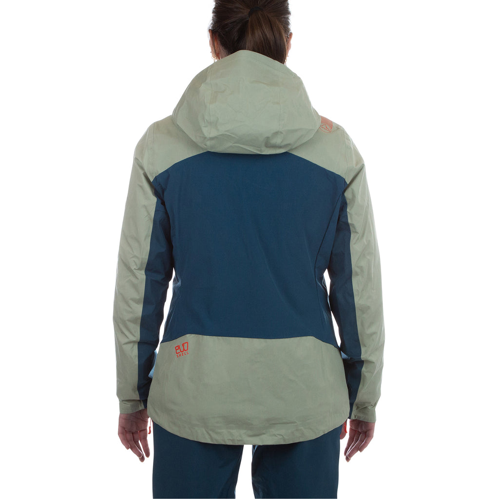 Crizzle EVO Shell Jacket Women's Tea/Storm Blue Alt View #2
