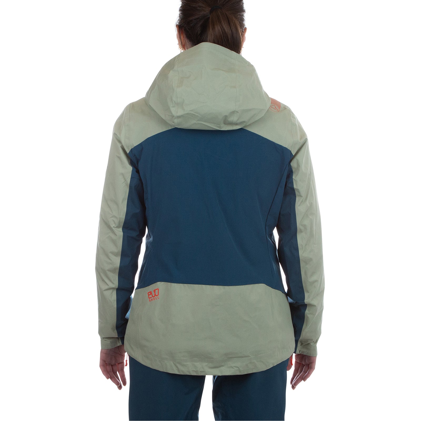 Crizzle EVO Shell Jacket Women's Tea/Storm Blue Alt View #2
