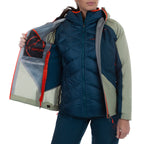Crizzle EVO Shell Jacket Women's Tea/Storm Blue Alt View #6