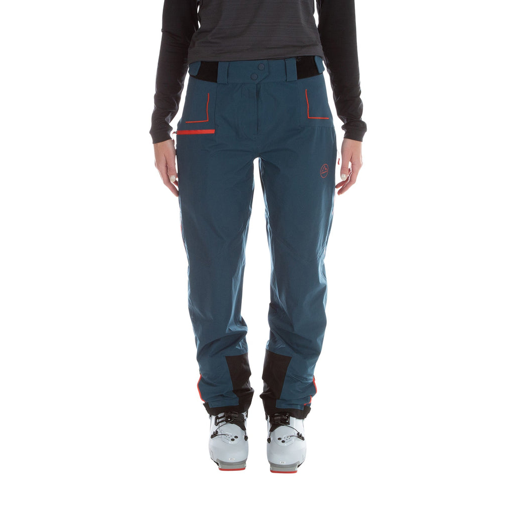 Pantalon Crizzle EVO Shell pour femmes Bleu orageux/Tomate cerise Alt View #1
