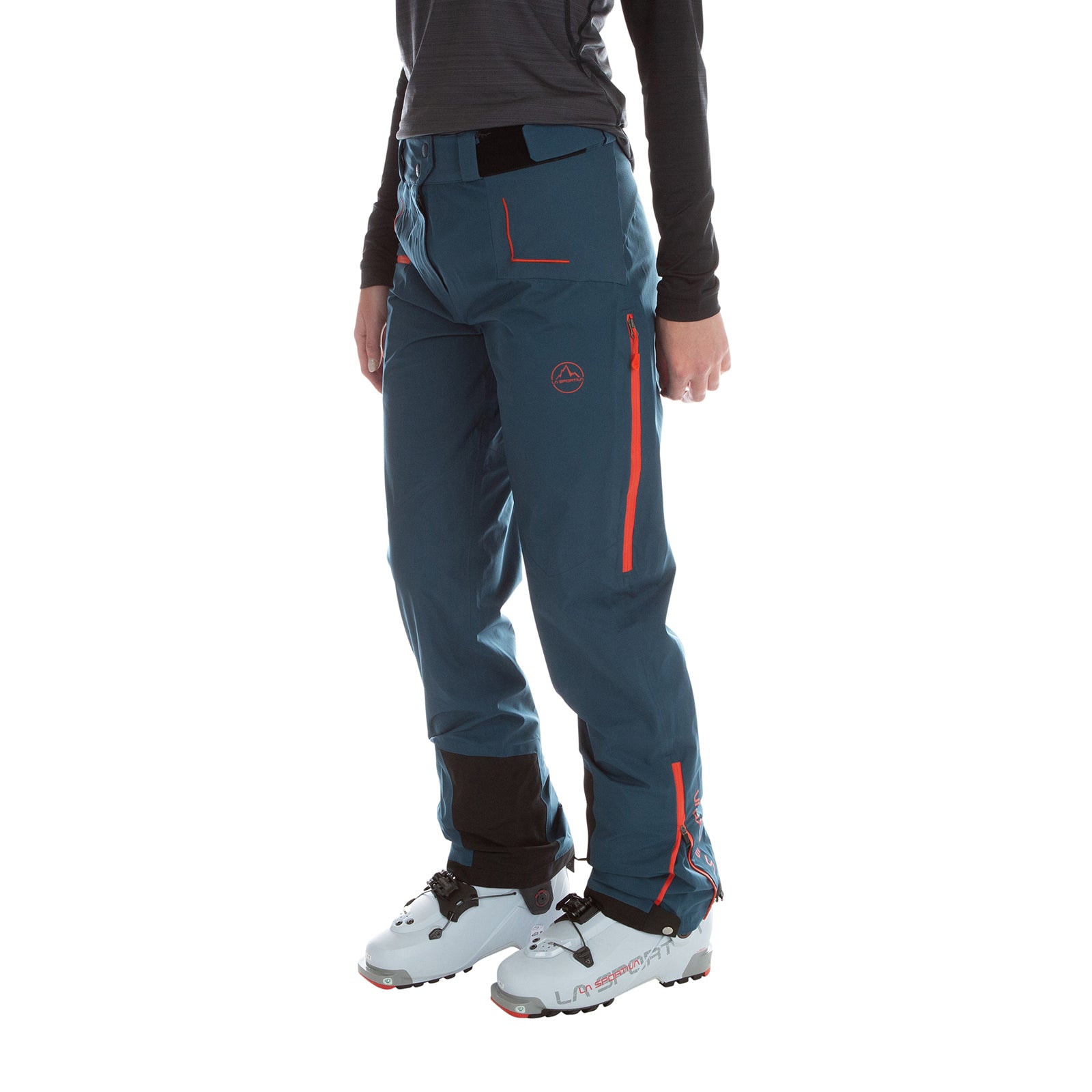 Pantalon Crizzle EVO Shell pour femmes Bleu orageux/Tomate cerise Alt View #2
