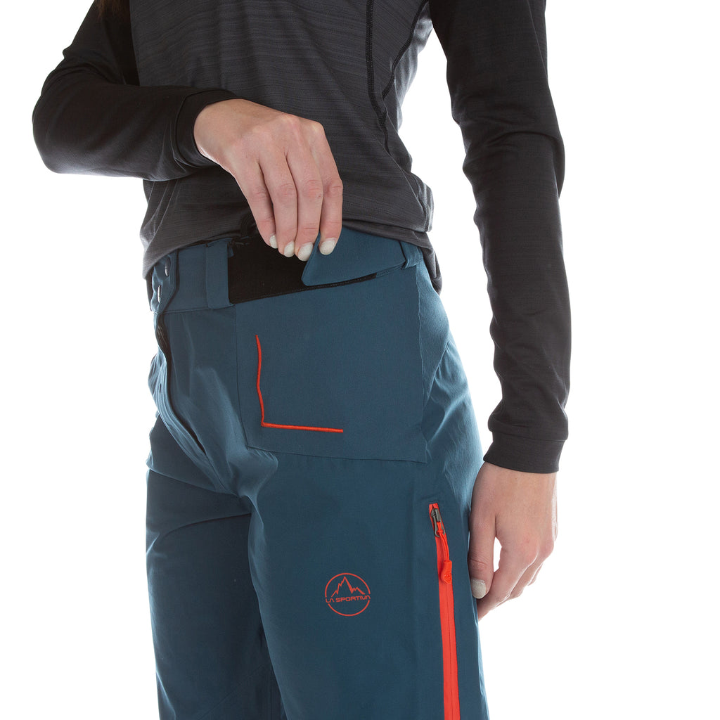 Pantalon Crizzle EVO Shell pour femmes Bleu orageux/Tomate cerise Alt View #4
