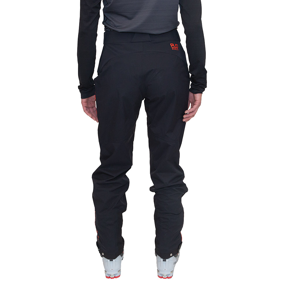 Crizzle EVO Shell Pants Women's Black/Cherry Tomato Alt View #2

