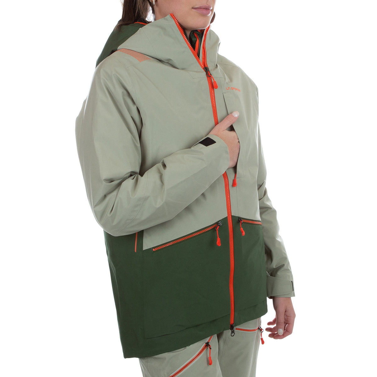 Chaser EVO Shell Jacket Women's Tea/Forest Alt View #4
