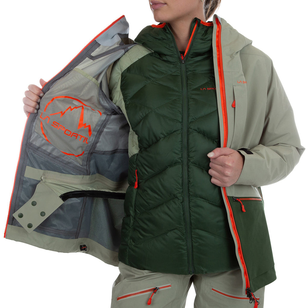 Chaser EVO Shell Jacket Women's Tea/Forest Alt View #6
