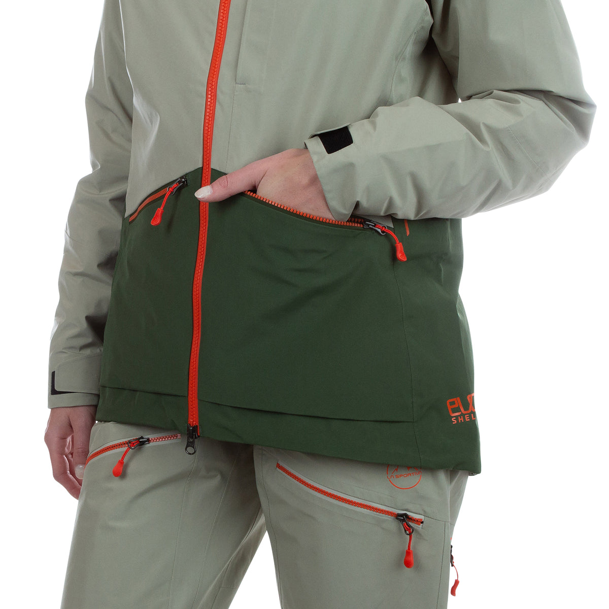 Chaser EVO Shell Jacket Women's Tea/Forest Alt View #8
