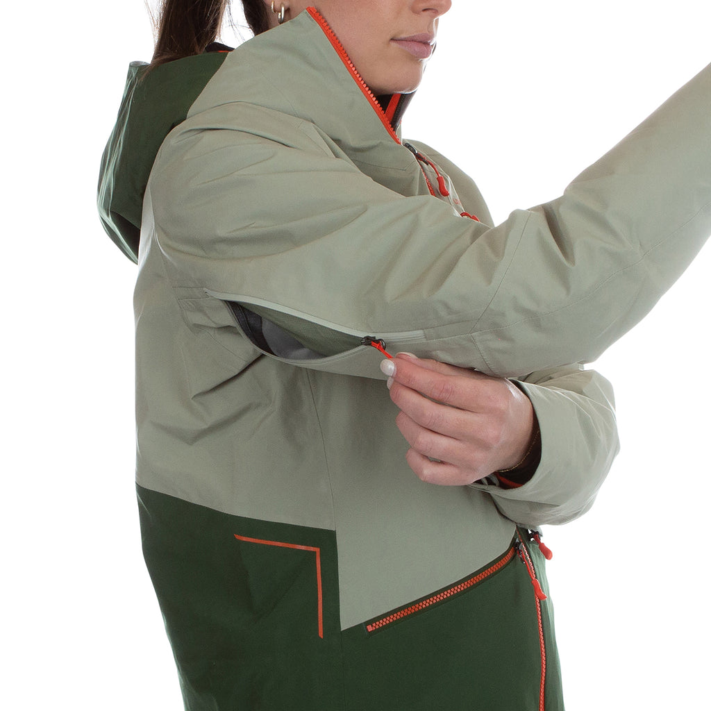 Chaser EVO Shell Jacket Women's Tea/Forest Alt View #9
