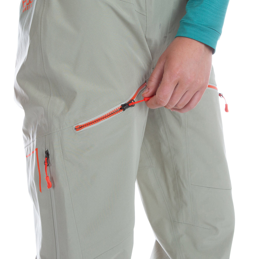 Chaser EVO Shell Bib Pants Women's Tea/Cherry Tomato Alt View #7
