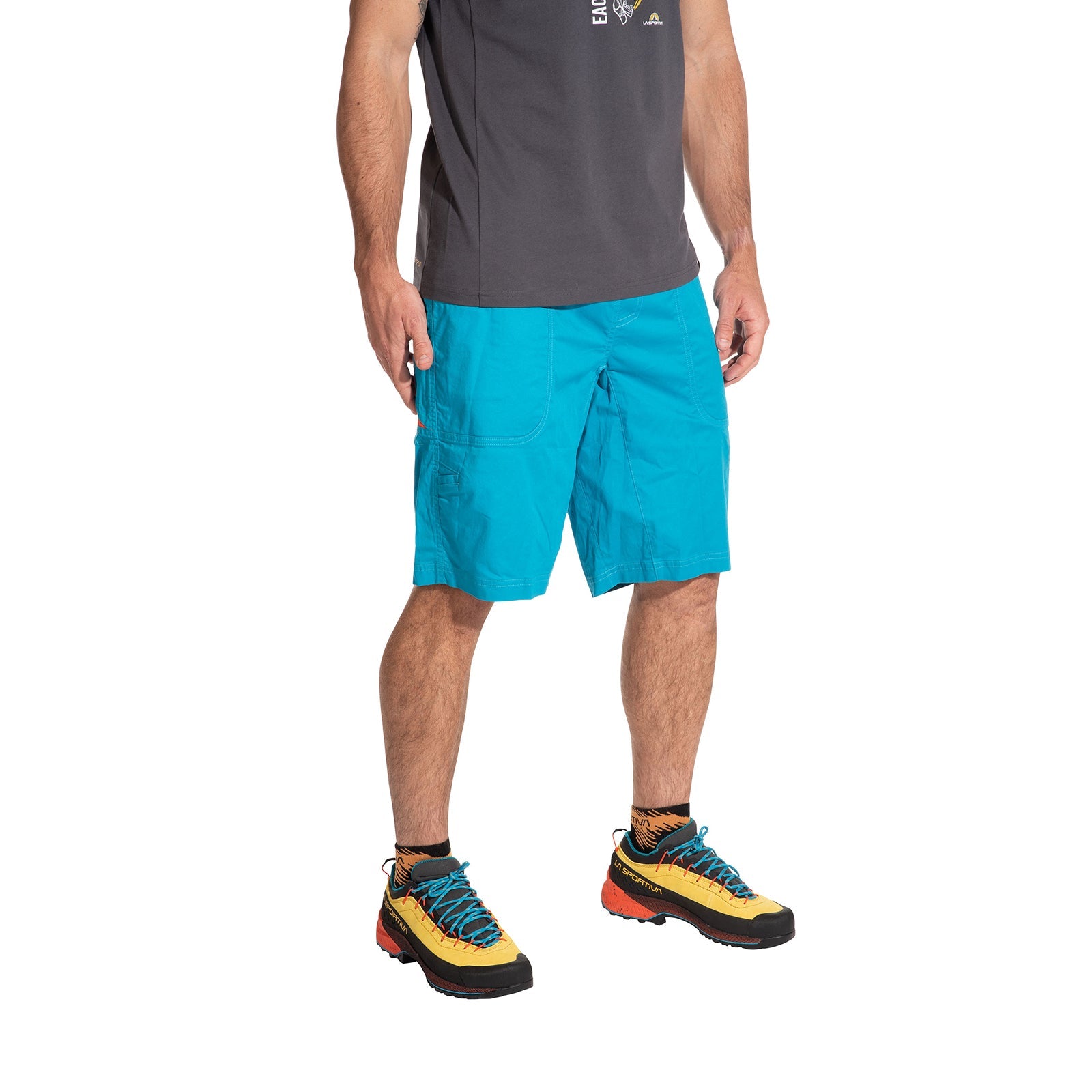 Bleauser Shorts Men's Tropic Blue/Cherry Tomato