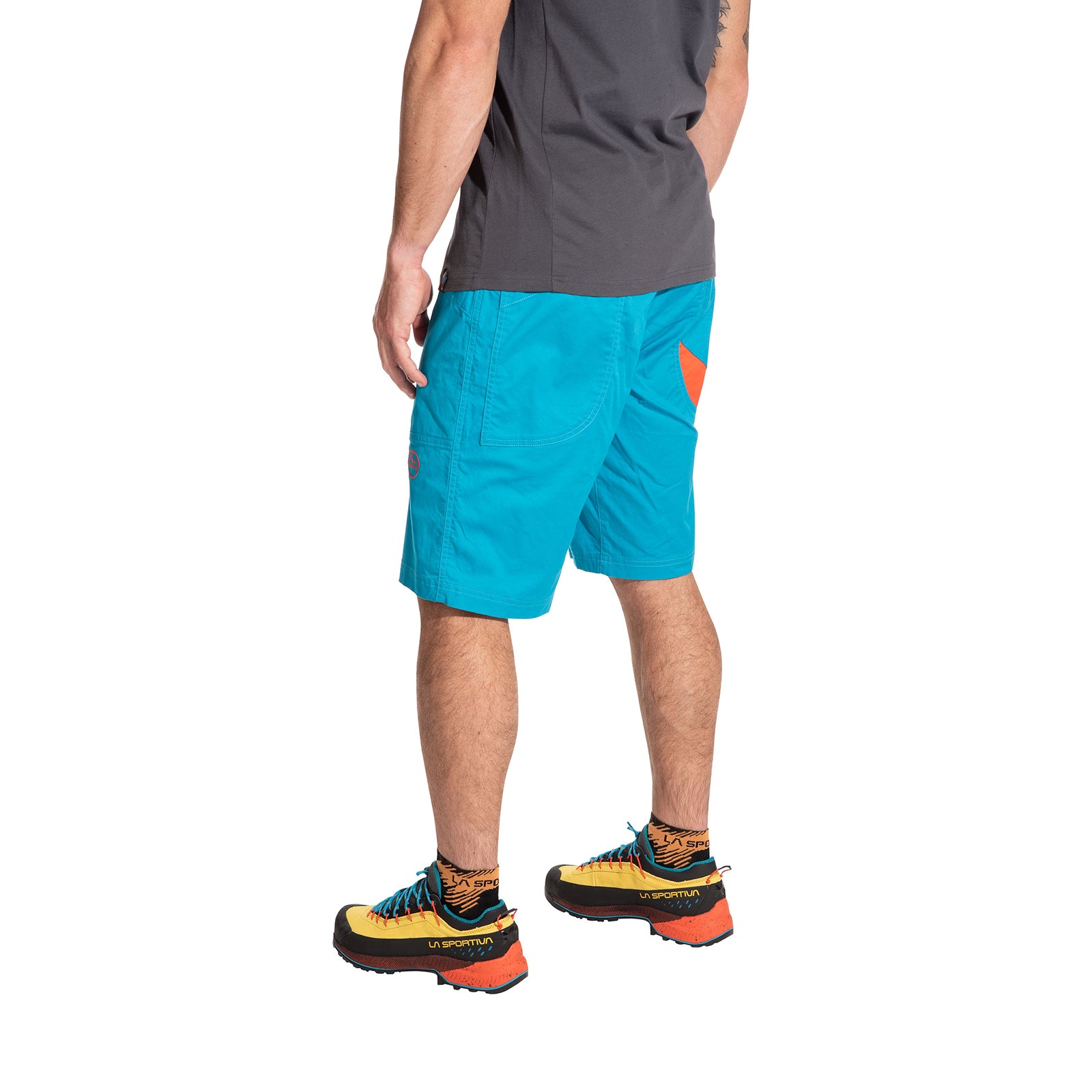 Shorts Bleauser pour hommes Tropic Blue/Cherry Tomato Alt View #4

