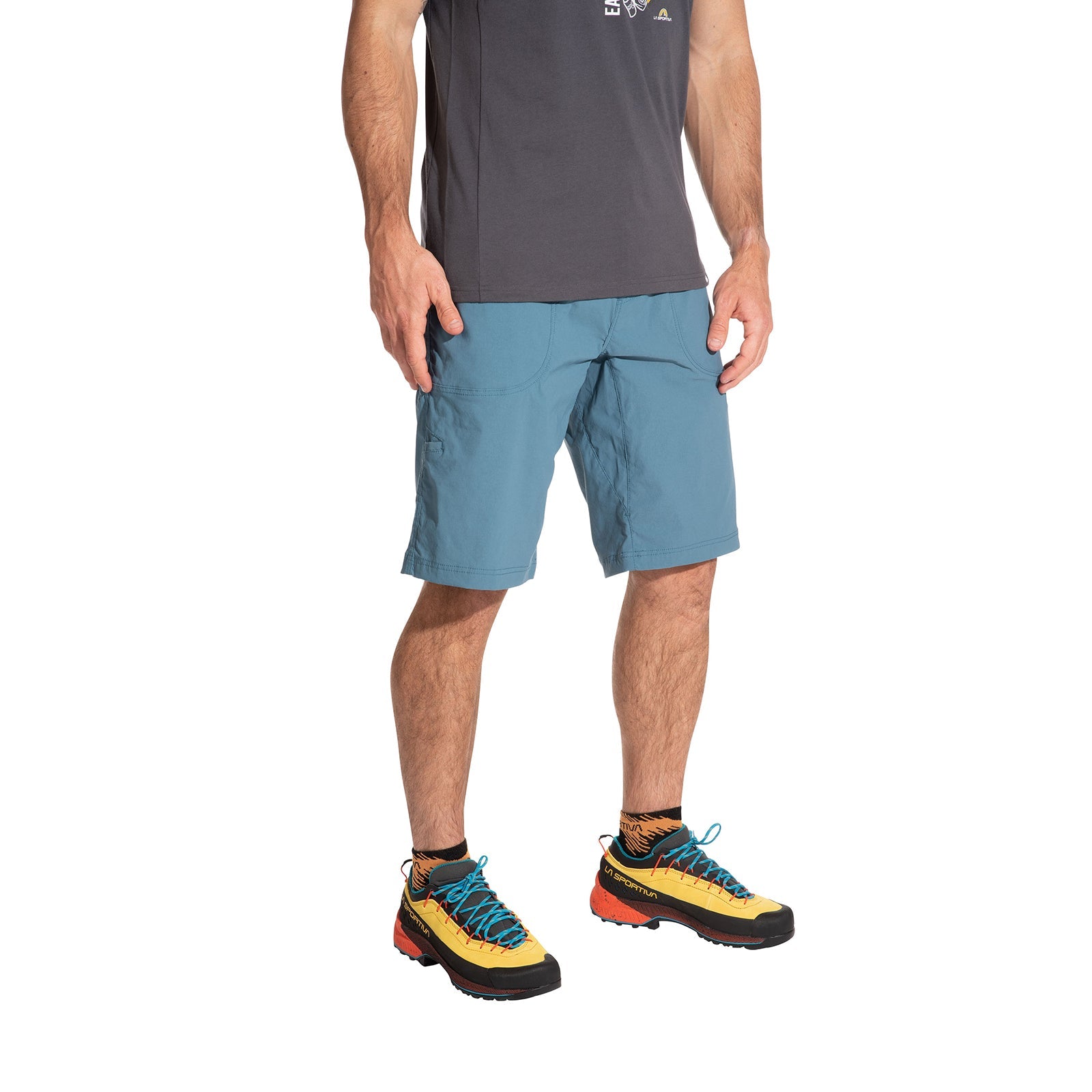 Belay Shorts Men's Hurricane/Deep Sea