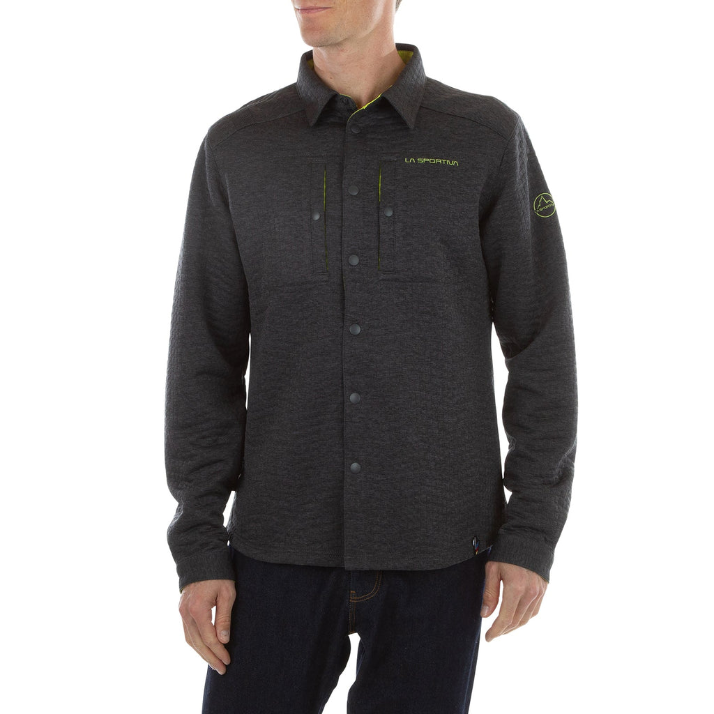 Spacer Shirt Men's Carbon/Lime Punch Alt View #1
