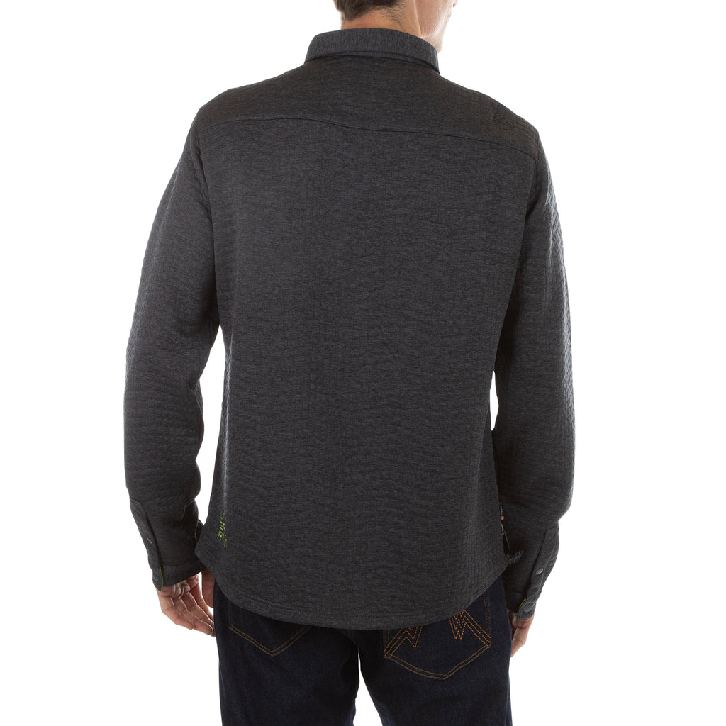 Spacer Shirt Men's Carbon/Lime Punch Alt View #3
