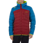 Wild Down Jacket Men's Sangria/Electric Blue Alt View #3