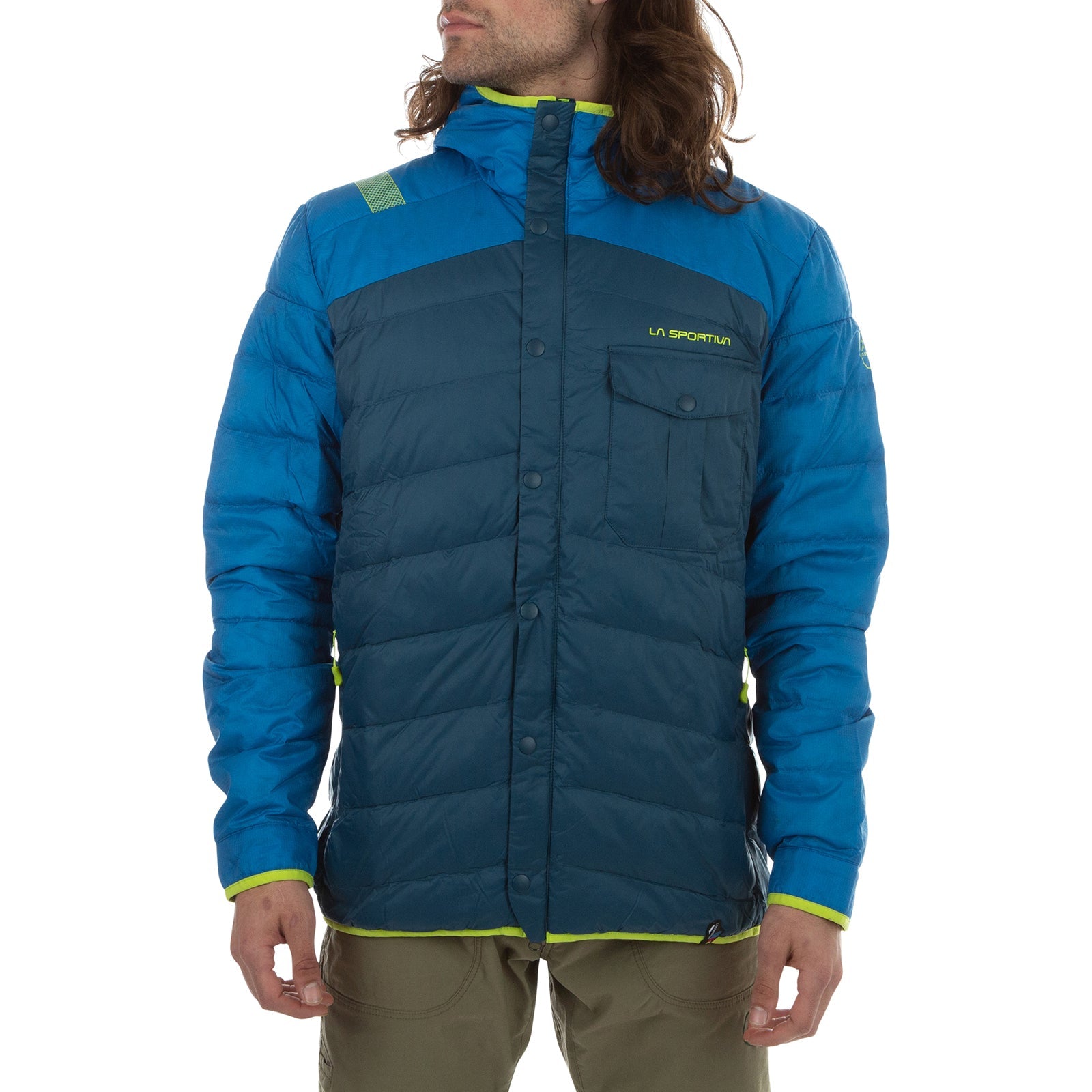 Wild Down Jacket Men's Storm Blue/Electric Blue