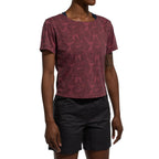 Dimension T-Shirt Femme (2025) Redwood/Rosebay Alt View #1