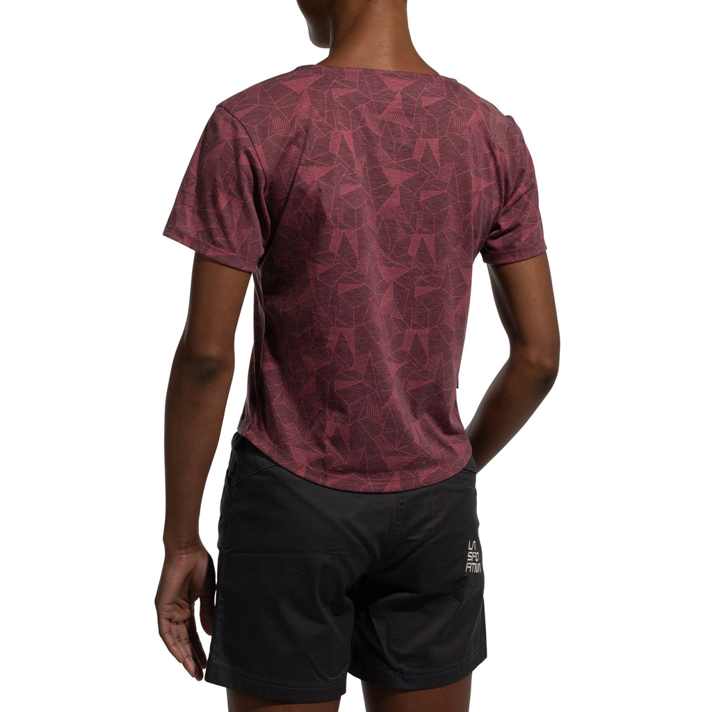 Dimension T-Shirt Femme (2025) Redwood/Rosebay Alt View #2
