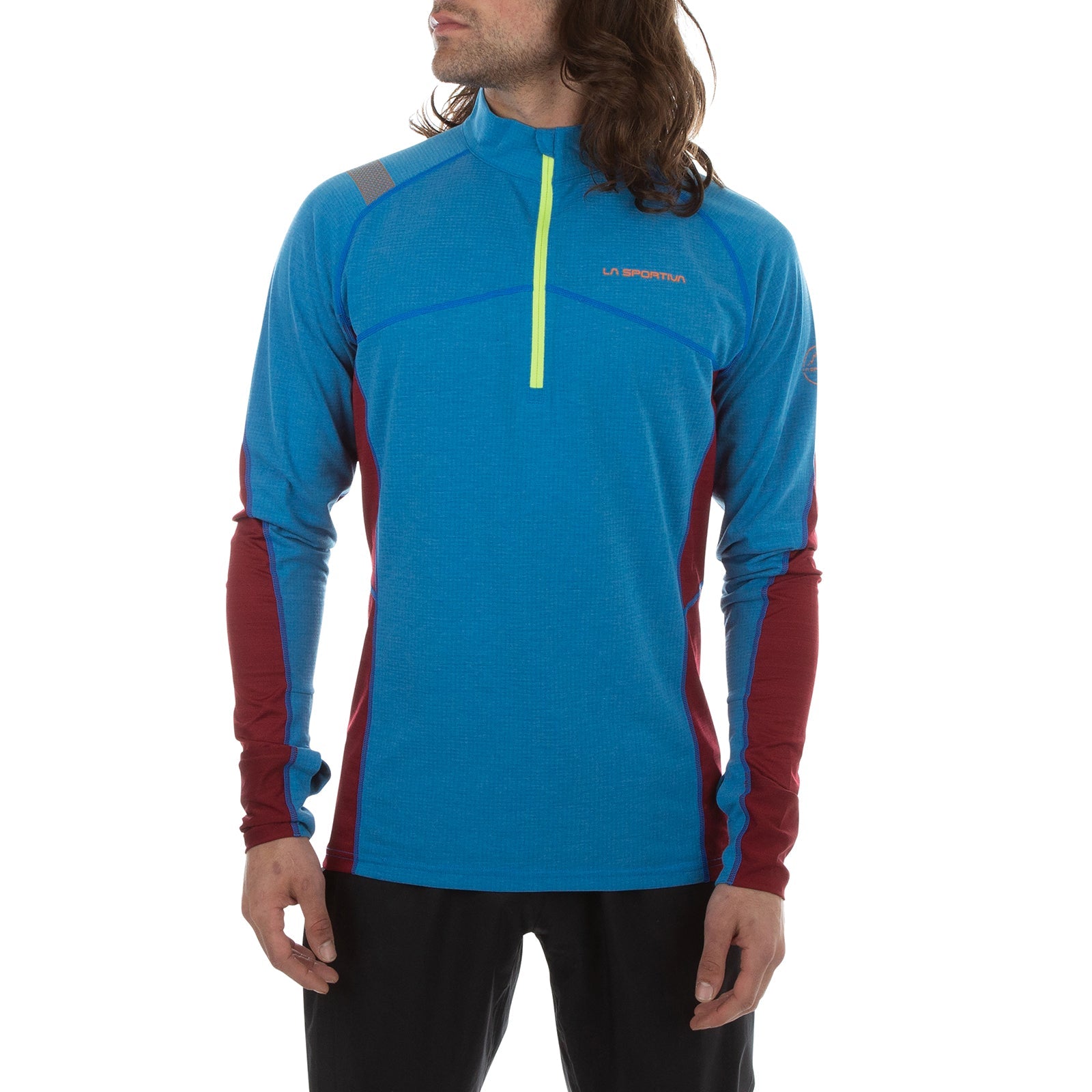 Swift Long Sleeve Men's (2023) Electric Blue/Sangria