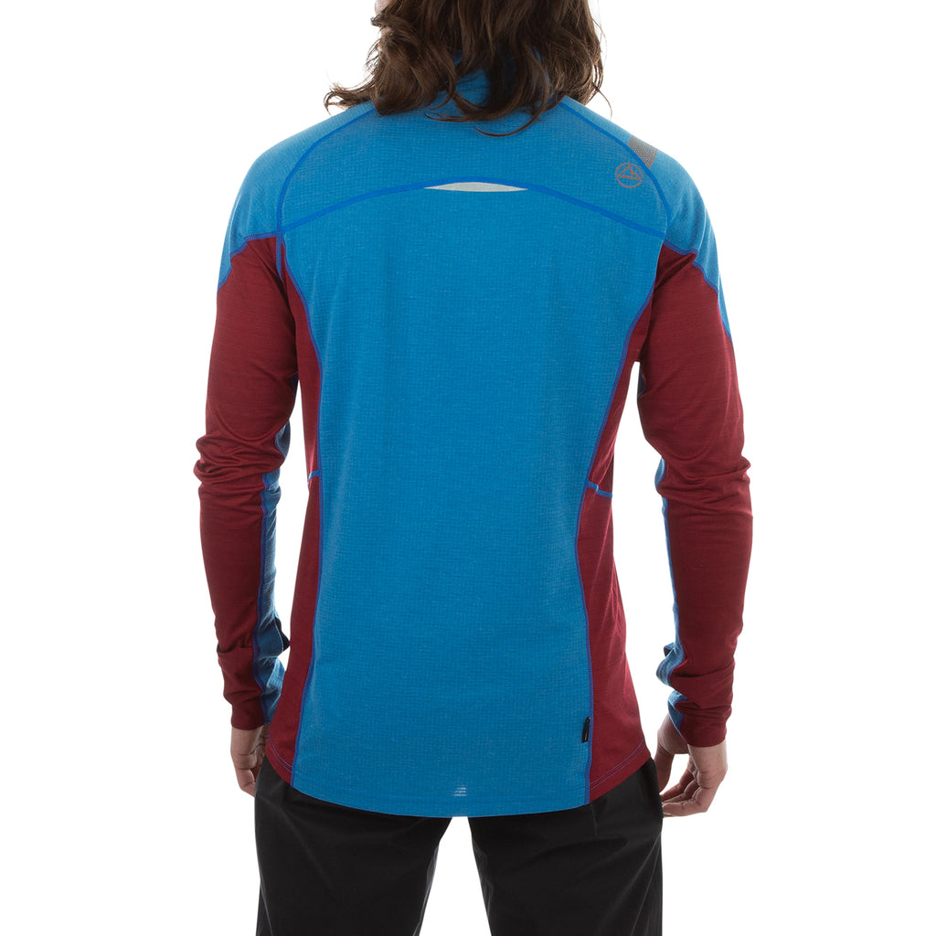 Swift Long Sleeve Men's (2023) Electric Blue/Sangria Alt View #2
