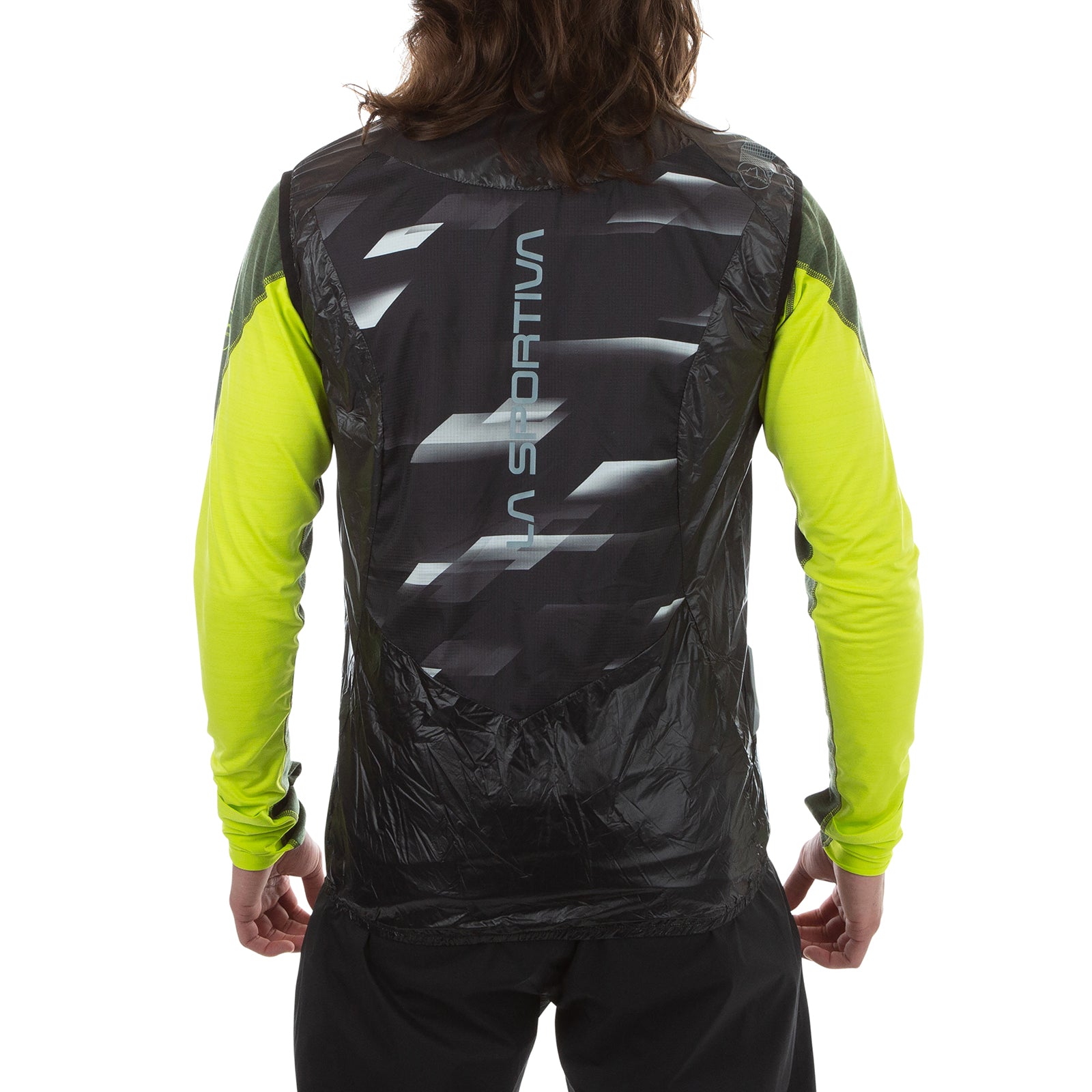 Blizzard Windbreaker Vest Men's Black/Carbon Alt View #2
