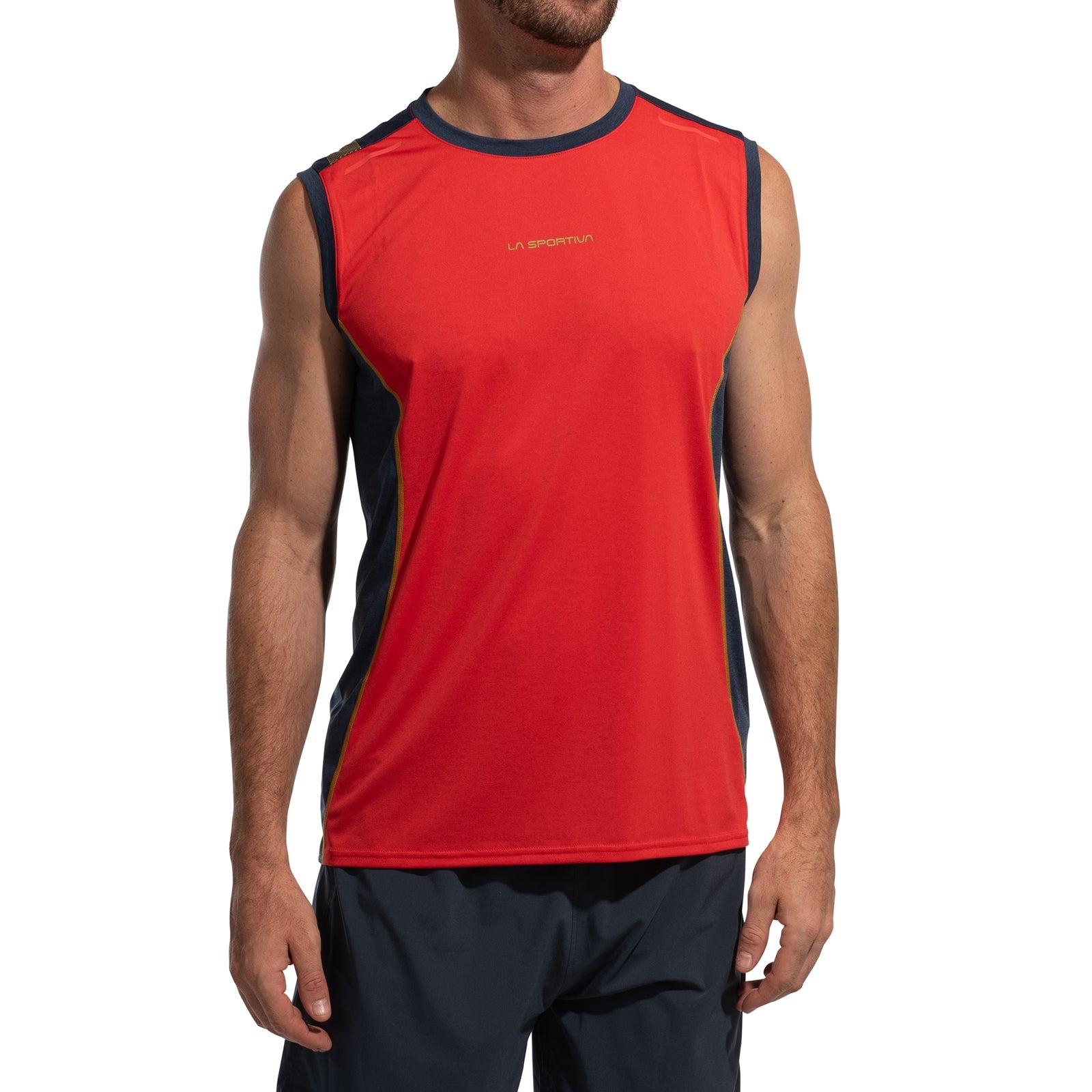 Débardeur Tracer pour hommes Mountain Red/Night Sky