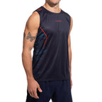 Débardeur Pacer pour hommes Deep Sea/Tropic Blue Alt View #1