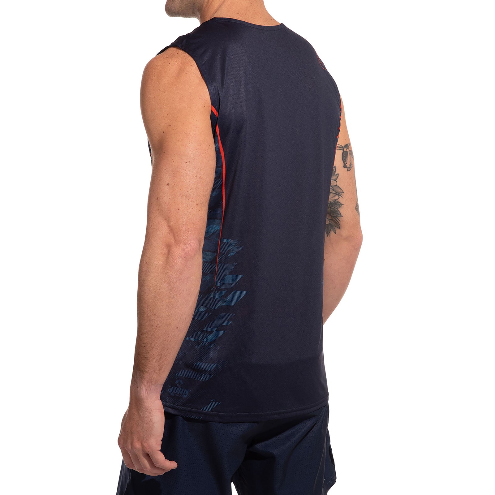 Débardeur Pacer pour hommes Deep Sea/Tropic Blue Alt View #2
