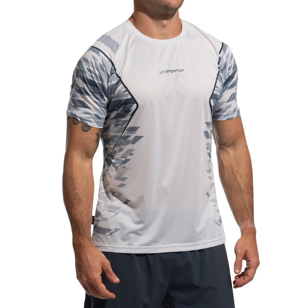 Pacer T-Shirt Men's Chalk/Night Sky Alt View #1
