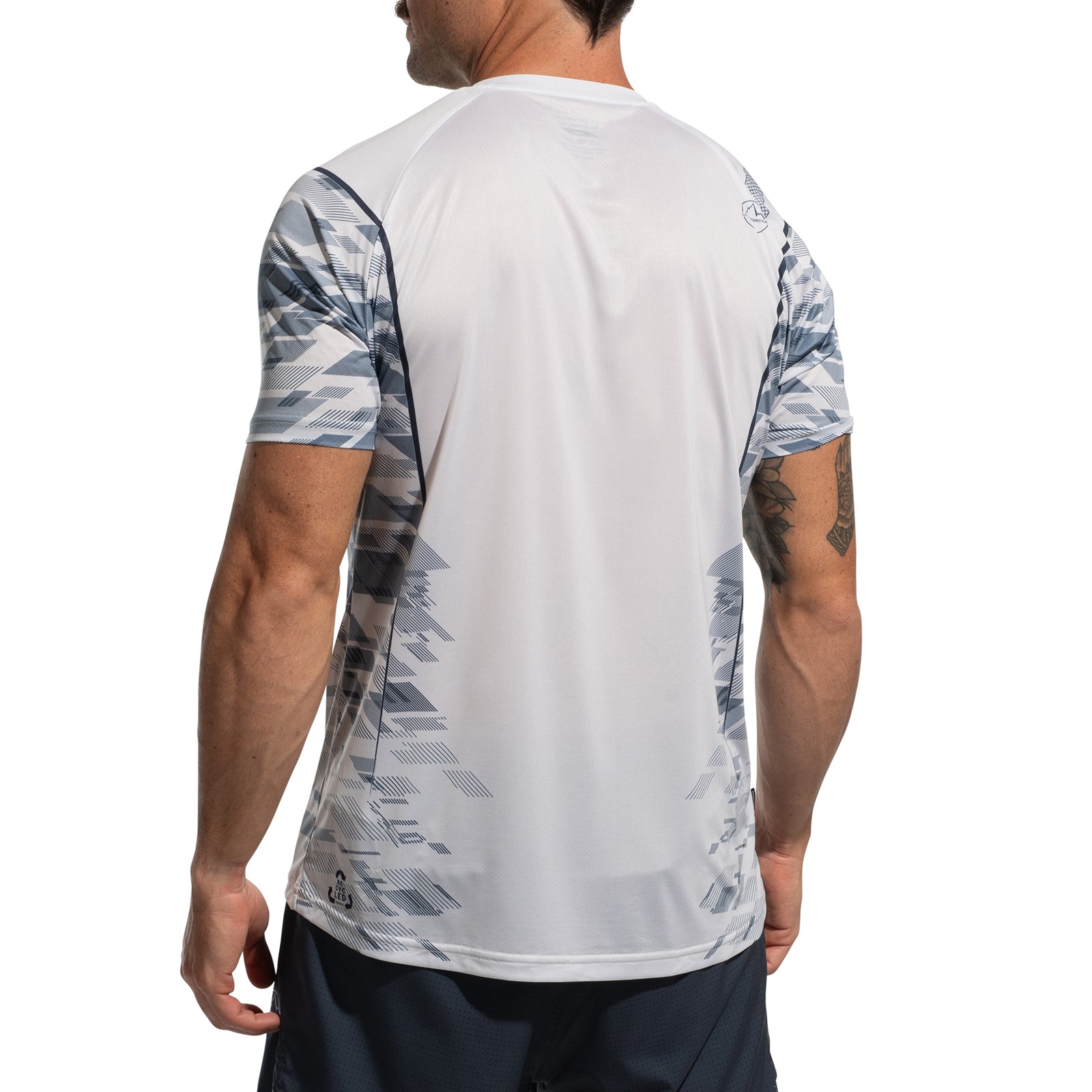 Pacer T-Shirt Men's Chalk/Night Sky Alt View #2
