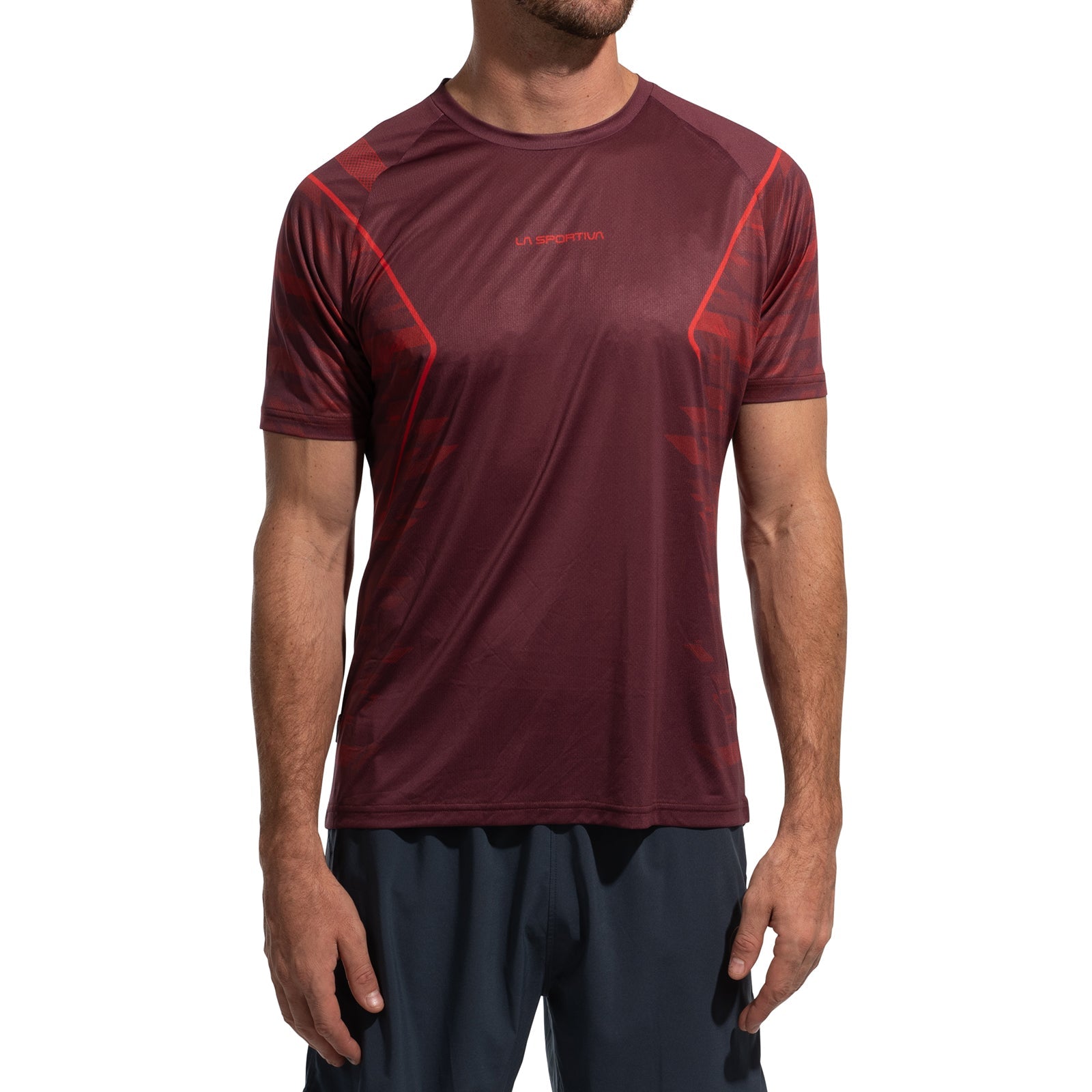 Pacer T-Shirt Men's Redwood/Mountain Red