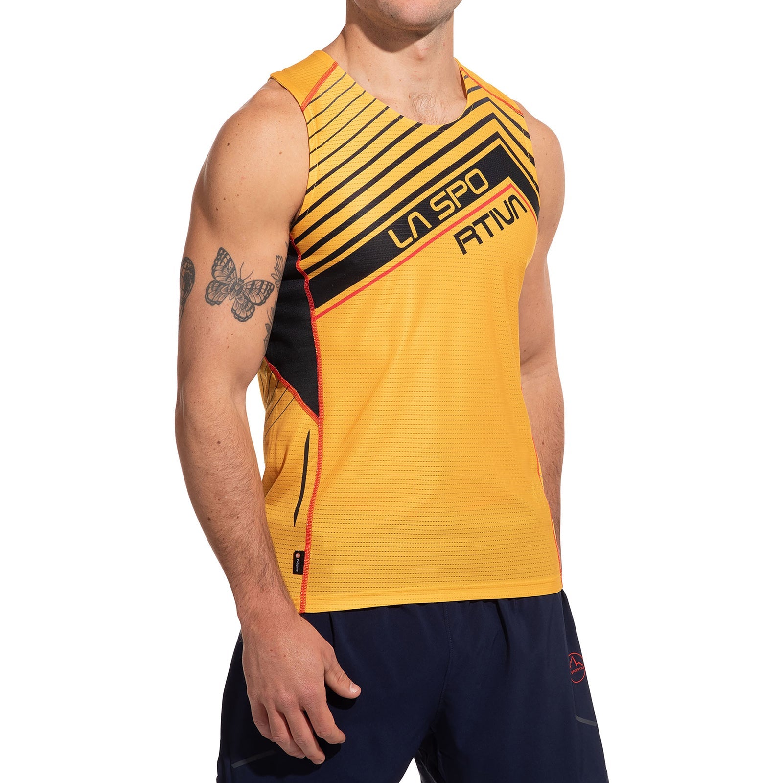 Débardeur Slipstream pour homme Jaune/Noir