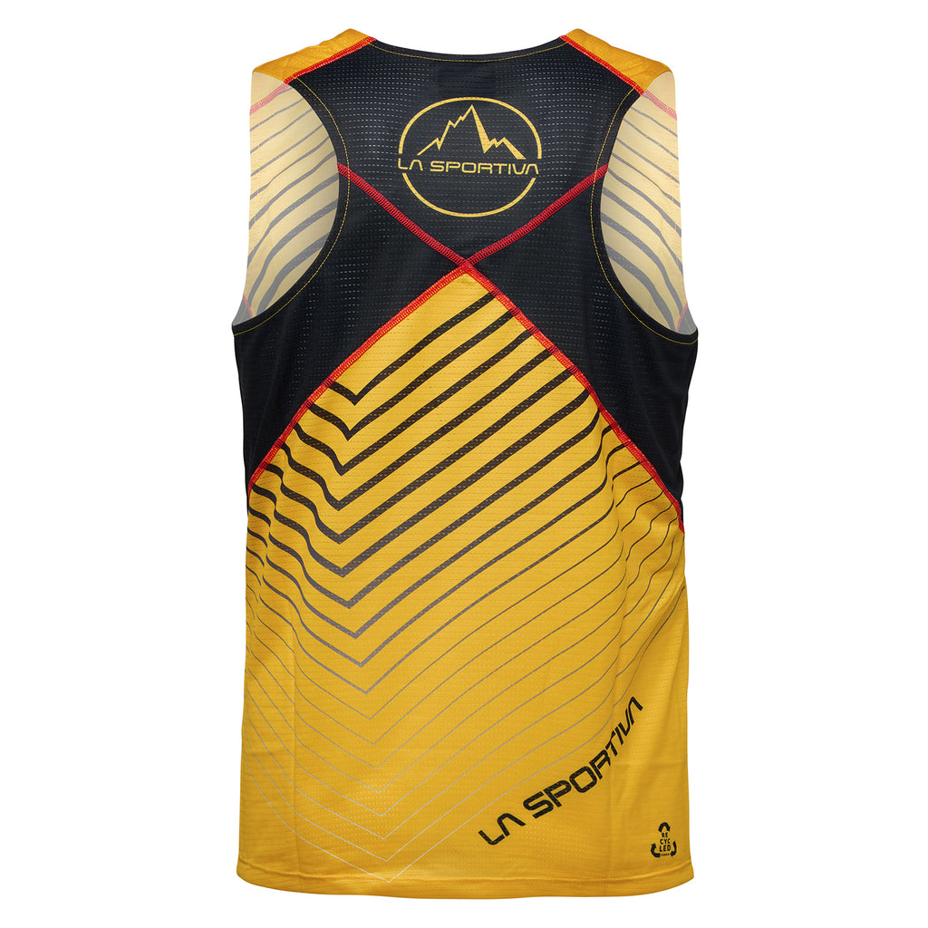 Débardeur Slipstream pour homme Jaune/Noir Alt View #4

