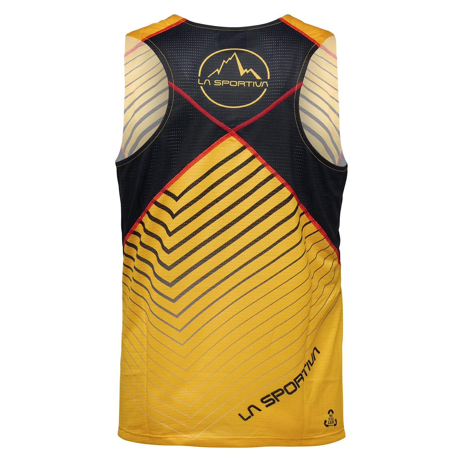 Débardeur Slipstream pour homme Jaune/Noir Alt View #4
