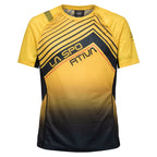 T-shirt Wave pour homme Jaune/Noir Alt View #5