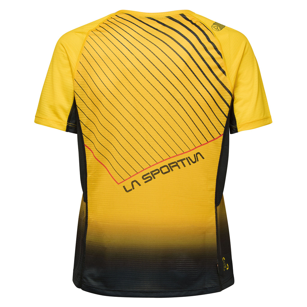 T-shirt Wave pour homme Jaune/Noir Alt View #6
