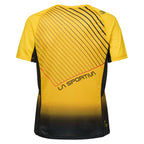 T-shirt Wave pour homme Jaune/Noir Alt View #6
