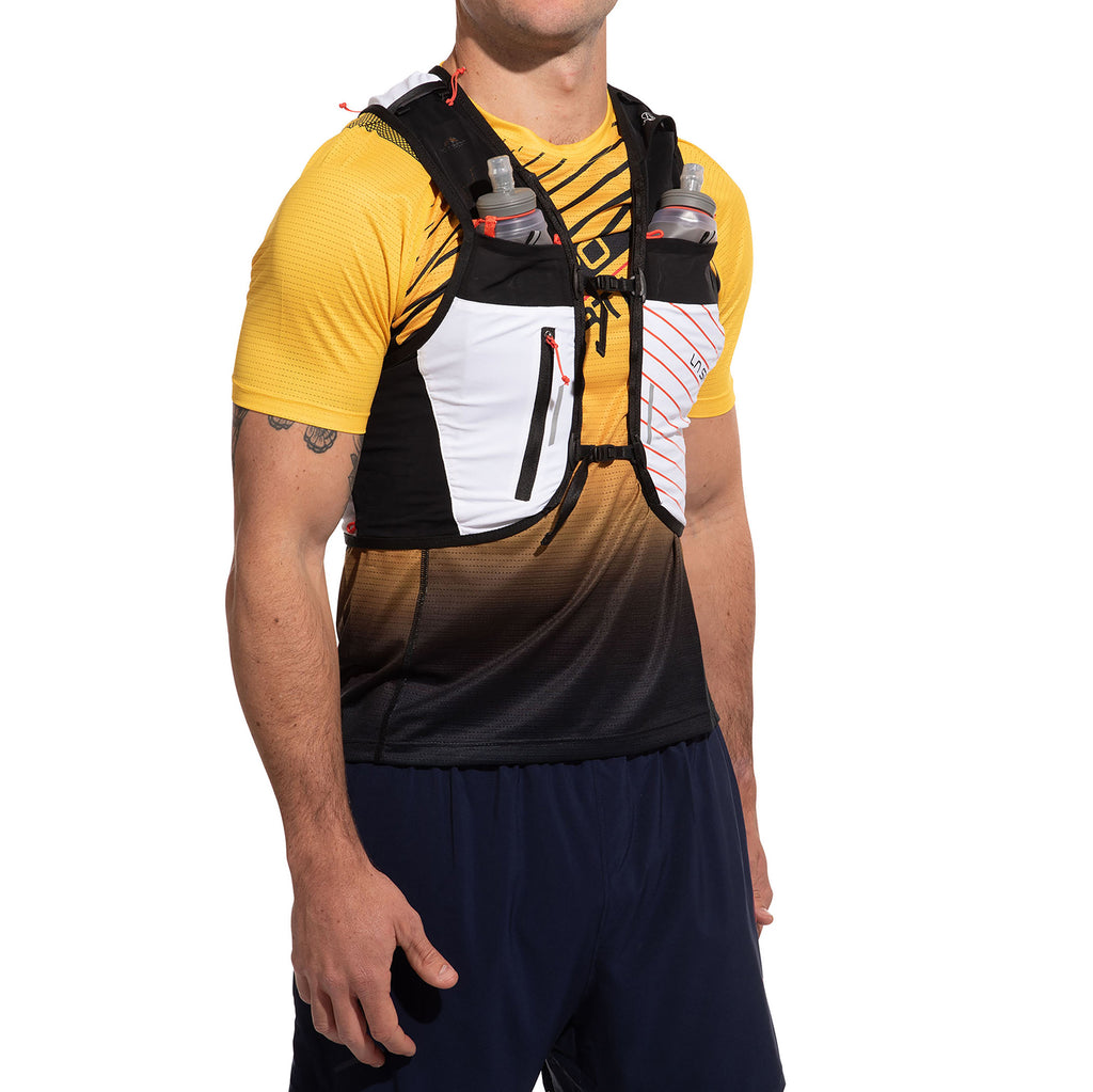 T-shirt Wave pour homme Jaune/Noir Alt View #3
