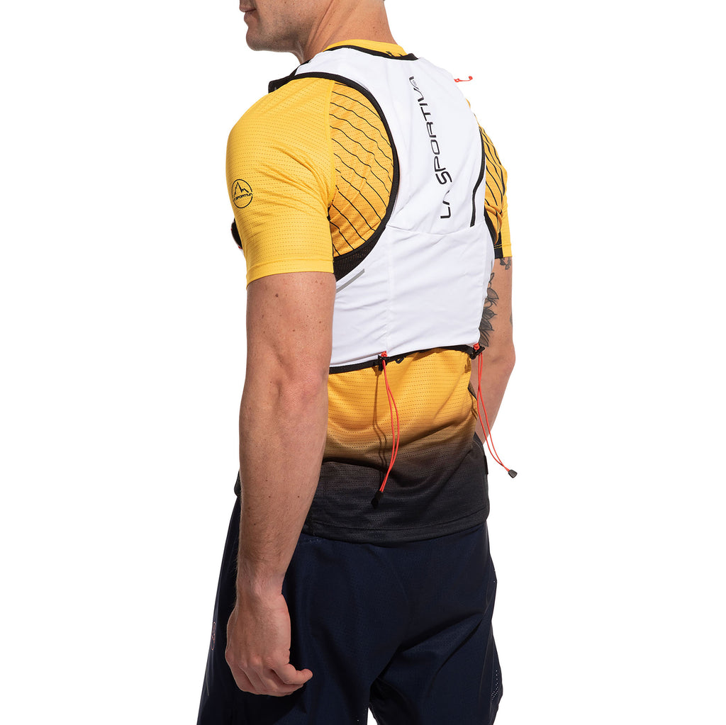 T-shirt Wave pour homme Jaune/Noir Alt View #4
