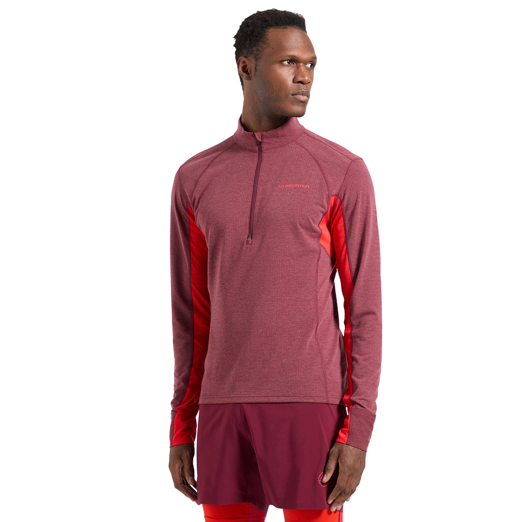 Swift Long Sleeve Men's Redwood/Mountain Red Alt View #4
